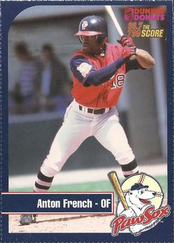 2003 Dunkin' Donuts Pawtucket Red Sox #NNO Anton French Front