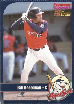 2003 Dunkin' Donuts Pawtucket Red Sox #NNO Bill Haselman Front