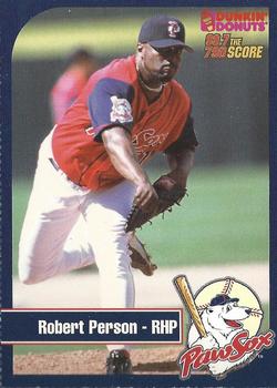 2003 Dunkin' Donuts Pawtucket Red Sox #NNO Robert Person Front