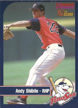 2003 Dunkin' Donuts Pawtucket Red Sox #NNO Andy Shibilo Front