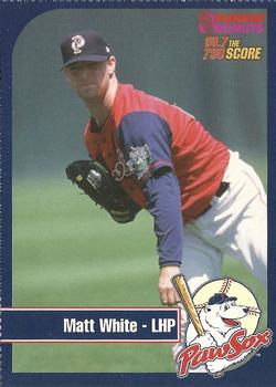 2003 Dunkin' Donuts Pawtucket Red Sox #NNO Matt White Front