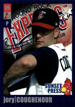 2003 Round Rock Express #NNO Jory Coughenour Front