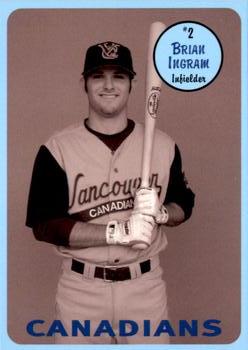 2003 Vancouver Canadians #NNO Brian Ingram Front