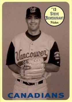 2003 Vancouver Canadians #NNO Steve Bondurant Front
