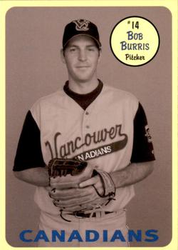 2003 Vancouver Canadians #NNO Bob Burris Front