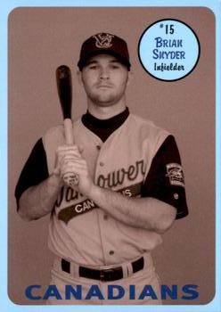 2003 Vancouver Canadians #NNO Brian Snyder Front