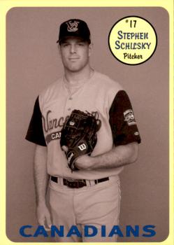 2003 Vancouver Canadians #NNO Stephen Schilsky Front