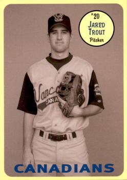 2003 Vancouver Canadians #NNO Jared Trout Front