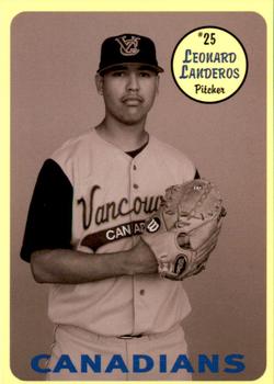 2003 Vancouver Canadians #NNO Leonard Landeros Front