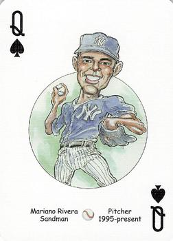 2006 Hero Decks New York Yankees Baseball Heroes Playing Cards (3rd Edition) #Q♠ Mariano Rivera Front