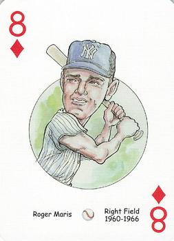 2006 Hero Decks New York Yankees Baseball Heroes Playing Cards (3rd Edition) #8♦ Roger Maris Front