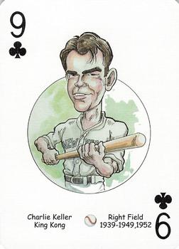 2006 Hero Decks New York Yankees Baseball Heroes Playing Cards (3rd Edition) #9♣ Charlie Keller Front