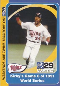 2005 UPN29 Minnesota Twins #NNO Kirby Puckett Front