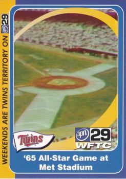 2005 UPN29 Minnesota Twins #NNO 1965 All-Star Game Front