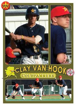 2005 Alaska Goldpanners #16 Clay Van Hook / Alvin Davis / Harold Reynolds Front