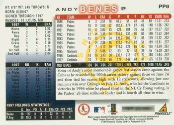 1998 Score - Showcase Series #PP8 Andy Benes Back