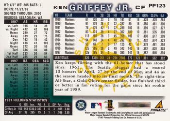 1998 Score - Showcase Series #PP123 Ken Griffey Jr. Back