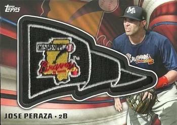 2015 Topps Pro Debut - Pennant Patches #PP-JP Jose Peraza Front