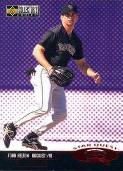 1998 Collector's Choice - StarQuest #SQ13 Todd Helton Front
