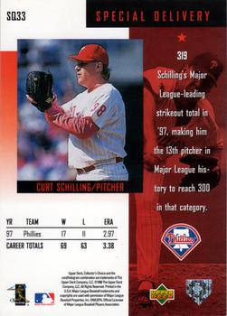 1998 Collector's Choice - StarQuest #SQ33 Curt Schilling Back
