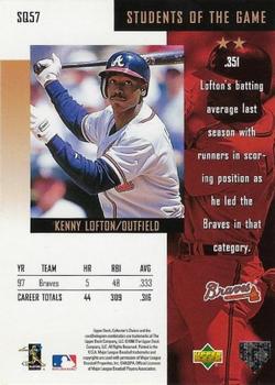 1998 Collector's Choice - StarQuest #SQ57 Kenny Lofton Back