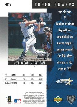 1998 Collector's Choice - StarQuest #SQ75 Jeff Bagwell Back
