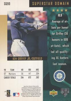 1998 Collector's Choice - StarQuest #SQ90 Ken Griffey Jr. Back