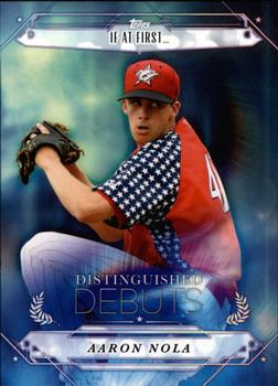 2015 Topps Pro Debut - Distinguished Debuts #DD-7 Aaron Nola Front