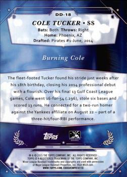 2015 Topps Pro Debut - Distinguished Debuts #DD-18 Cole Tucker Back
