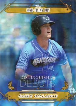 2015 Topps Pro Debut - Distinguished Debuts Gold #DD-14 Casey Gillaspie Front
