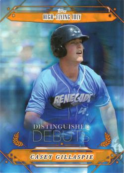 2015 Topps Pro Debut - Distinguished Debuts Orange #DD-14 Casey Gillaspie Front