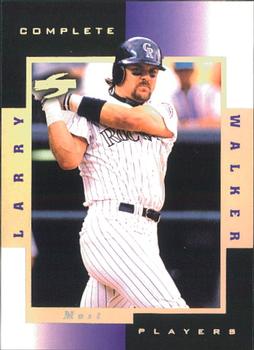 1998 Score Rookie & Traded - Complete Players #2A Larry Walker Front