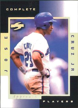1998 Score Rookie & Traded - Complete Players #4A Jose Cruz Jr. Front