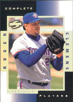 1998 Score Rookie & Traded - Complete Players #8A Roger Clemens Front