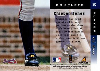 1998 Score Rookie & Traded - Complete Players #9C Chipper Jones Back