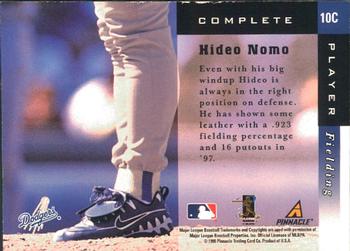 1998 Score Rookie & Traded - Complete Players #10C Hideo Nomo Back