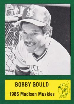 1986 Madison Muskies #9 Bobby Gould Front