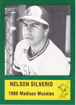 1986 Madison Muskies #19 Nelson Silverio Front