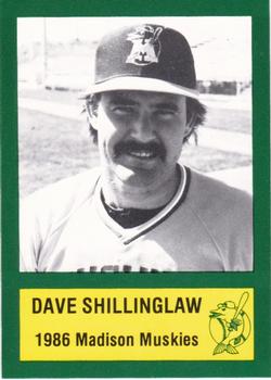 1986 Madison Muskies #26 Dave Shillinglaw Front