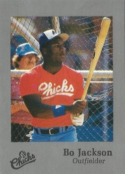 1986 Time Out Sports Memphis Chicks Silver #NNO Bo Jackson Front