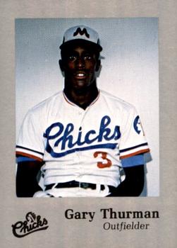 1986 Time Out Sports Memphis Chicks Silver #NNO Gary Thurman Front