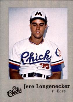 1986 Time Out Sports Memphis Chicks Silver #NNO Jere Longenecker Front