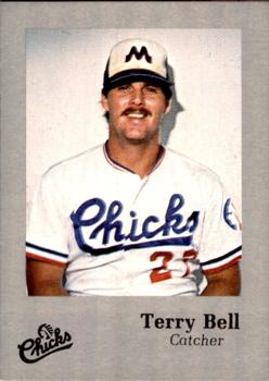 1986 Time Out Sports Memphis Chicks Silver #NNO Terry Bell Front
