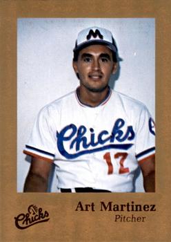1986 Time Out Sports Memphis Chicks Gold #NNO Art Martinez Front