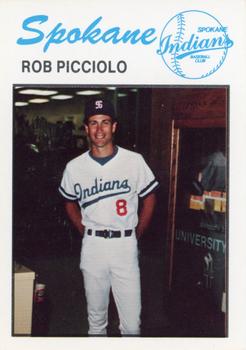 1986 University City Spokane Indians #NNO Rob Picciolo Front