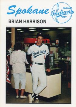 1986 University City Spokane Indians #NNO Brian Harrison Front