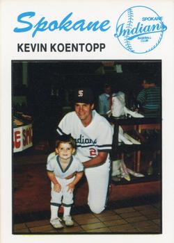 1986 University City Spokane Indians #NNO Kevin Koentopp Front