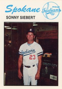 1986 University City Spokane Indians #NNO Sonny Siebert Front