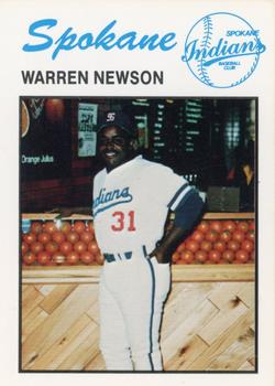 1986 University City Spokane Indians #NNO Warren Newson Front