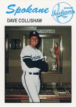1986 University City Spokane Indians #NNO Dave Collishaw Front